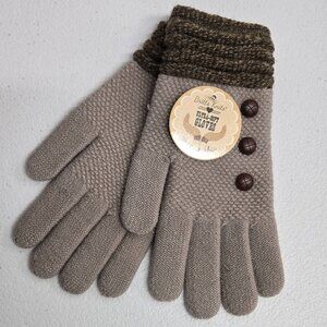 Britt's Knits Gray Ultra Soft Button Accent Gloves